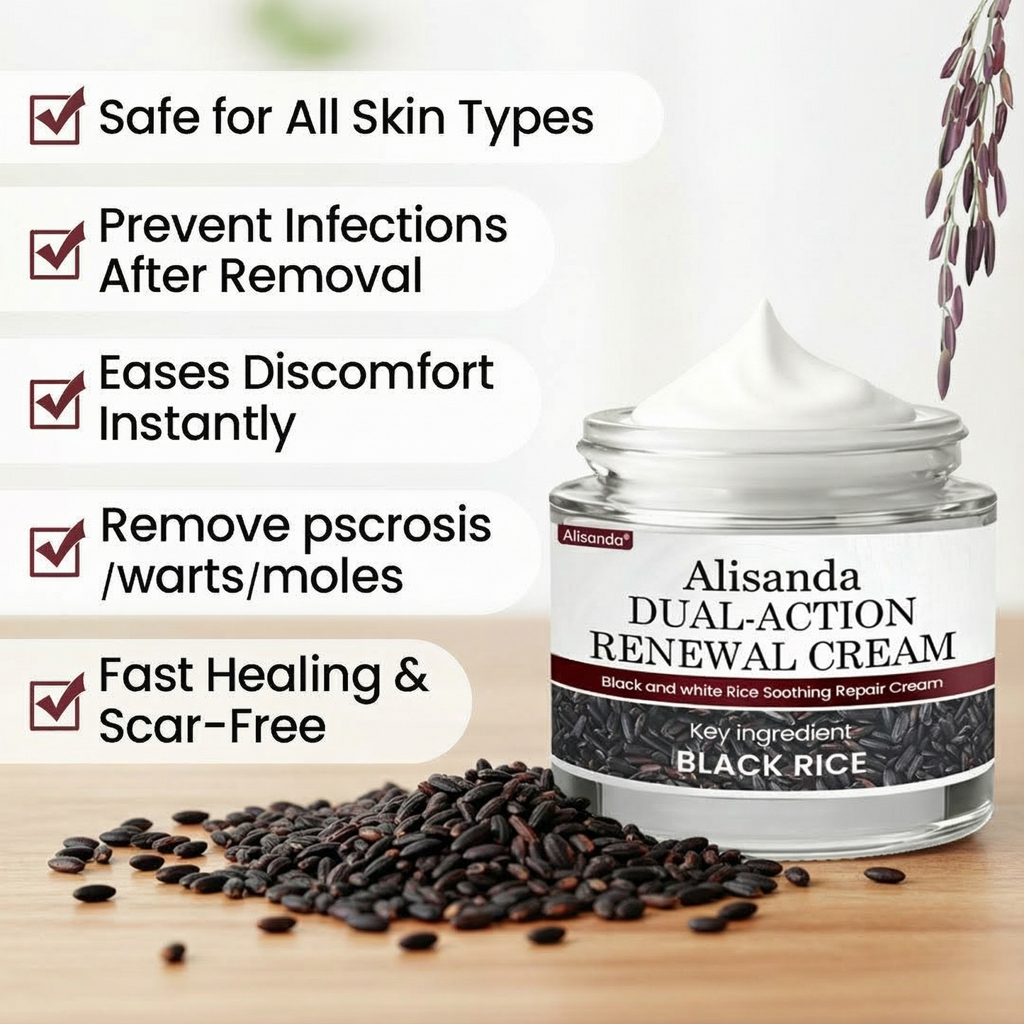 Alisanda® Dual-Action Renewal Cream– Hydrates, Renews & Smooths Skin