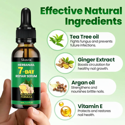 Skavix HerbaNail 7-Day Repair Serum 🔥 FDA Certified (Clinically Proven Herbal Formula for 7-Day Nail Fungus Repair & Strength Restoration 🌿)